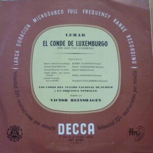 Victor Reinshagen - Lehar,  El Conde De Luxemburgo